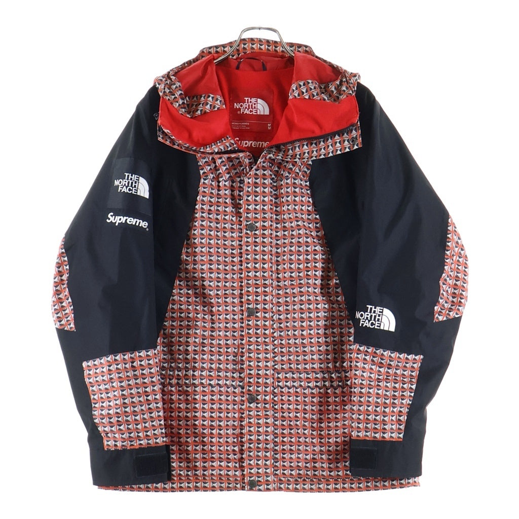 SUPREME(シュプリーム) 21SS ×THE NORTH FACE Studded Mountain Light Jacket ザノースフェイス スタッズド マウンテンライト フーデッドナイロンジャケット レッド NP12103I