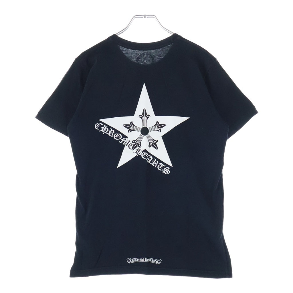 CHROME HEARTS(クロムハーツ) STAR S/S TEE スタープリント クルーネック半袖Tシャツ カットソー ブラック