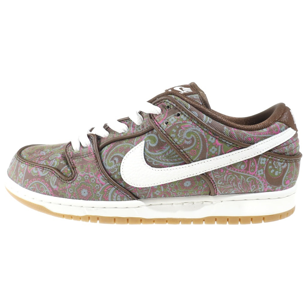 NIKE SB(ナイキエスビー) DUNK LOW PRO PRM BROWN PAISLEY ダンク ペイズリー ローカットスニーカー ブラウン US11/29cm DH7534-200