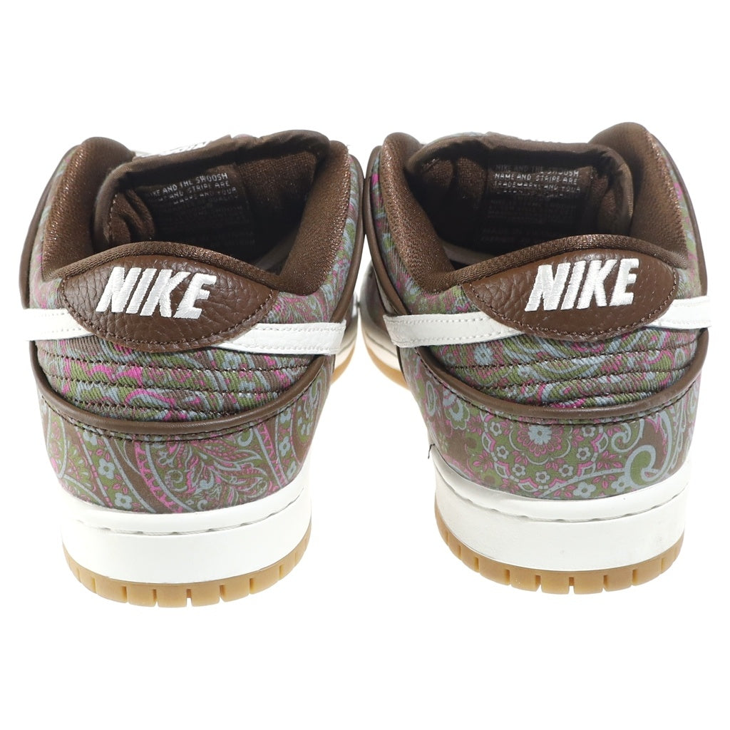 NIKE SB(ナイキエスビー) DUNK LOW PRO PRM BROWN PAISLEY ダンク ペイズリー ローカットスニーカー ブラウン US11/29cm DH7534-200