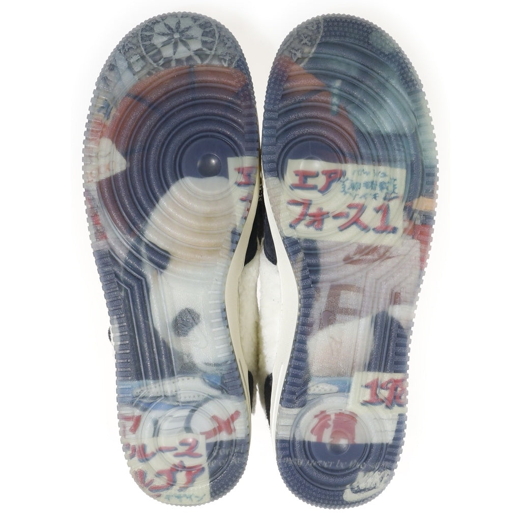 NIKE(ナイキ) AIR FORCE 1 MID 07 PRM COCONUT MILK エアフォース1 ココナッツミルク ミッドカットスニーカー ブラック/ホワイト US10.5/28.5cm DO2123-113