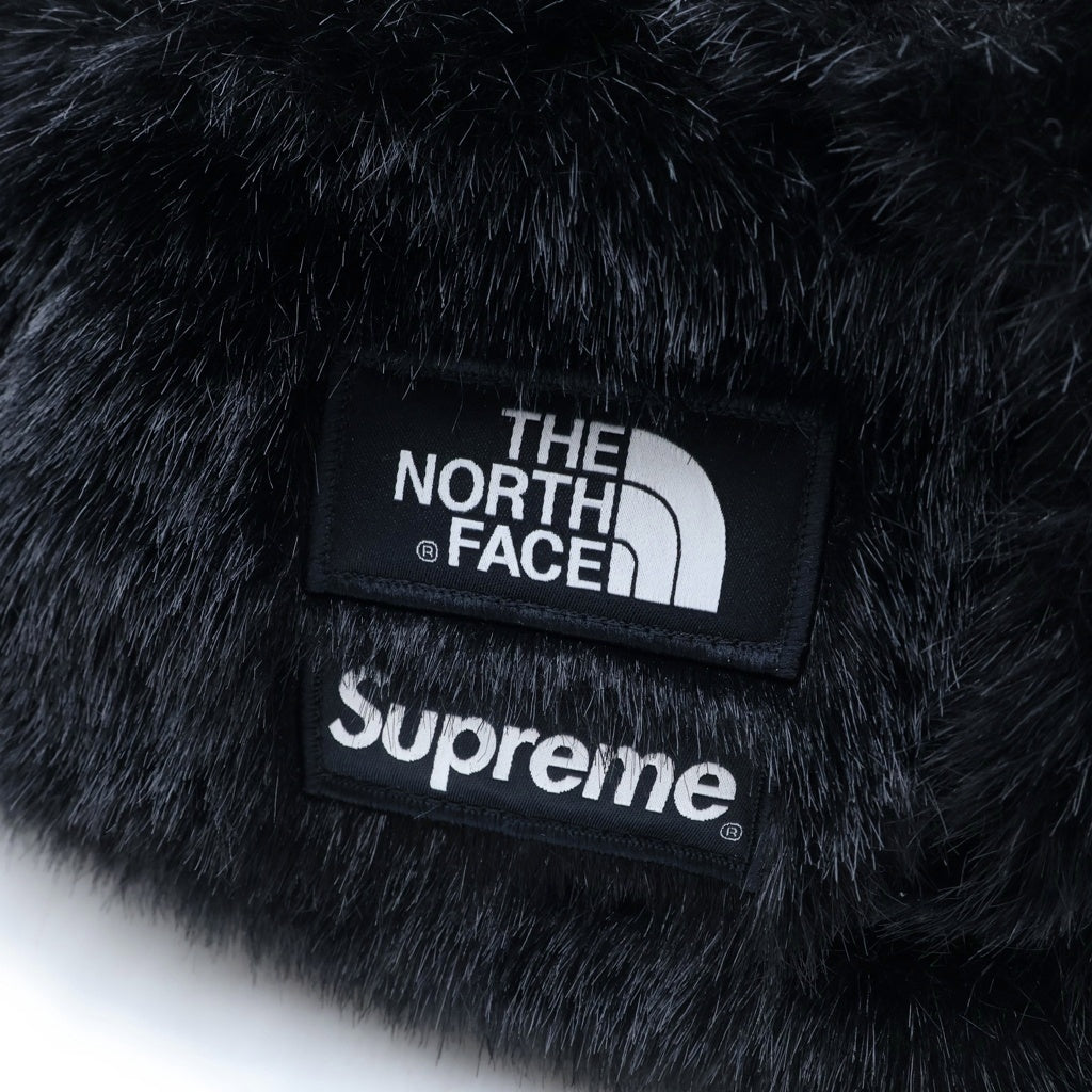 SUPREME(シュプリーム) 20AW ×THE NORTH FACE Faux Fur Waist Bag ザノースフェイス フェイクファー ウエスト ショルダーバッグ ブラック NF0A5G87