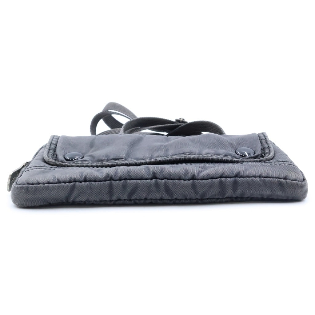 Porter Classic(ポータークラシック) SUPER NYLON WALLET POUCH スーパーナイロン ウォレットポーチ ショルダーバッグ グレー