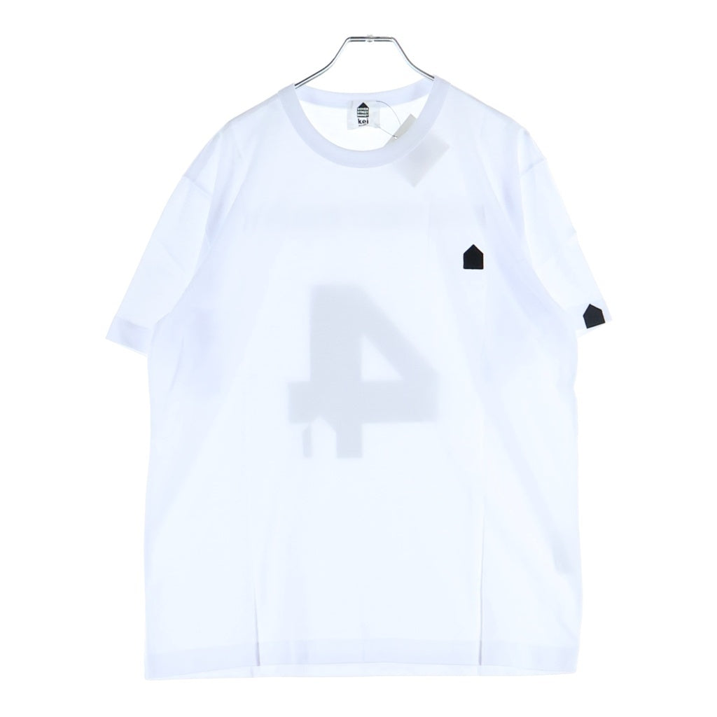 NO BRAND(ノーブランド) ディーエスエムケイニノミヤ フットボールバックプリント クルーネック半袖Tシャツ DSM02T026