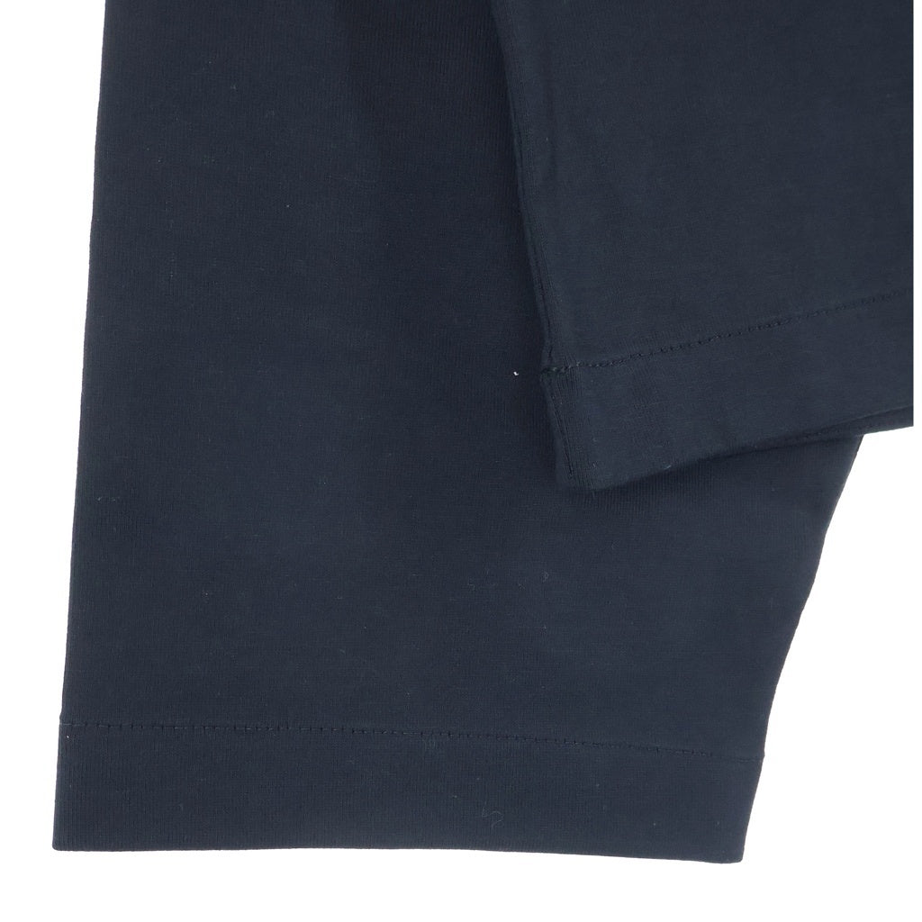JIL SANDER(ジルサンダー) 26AW コットンジャージー ボックスフィット クルーネック長袖Tシャツ カットソー ブラック J22GC0278 J20348