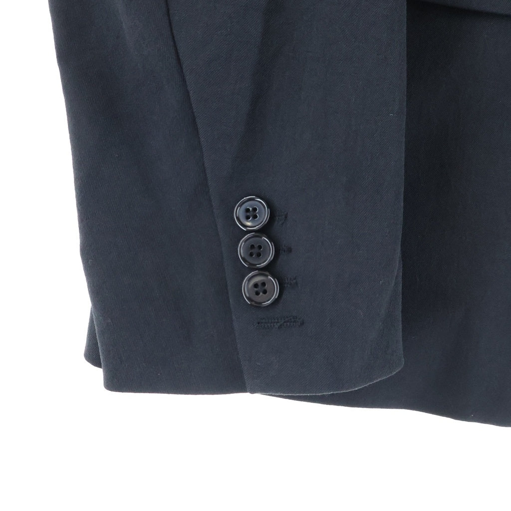 MAISON MIHARAYASUHIRO(メゾンミハラヤスヒロ) in・stru(men-tal). SOLOTECH TWILL JACKET インストルメンタル ソロテックツイル シングルテーラードジャケット ブラック I17JK015-0