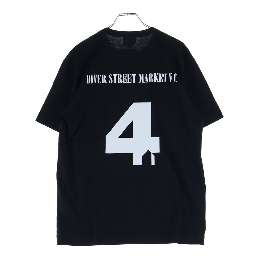 NO BRAND(ノーブランド) ディーエスエムケイニノミヤ フットボールバックプリント クルーネック半袖Tシャツ DSM02T026
