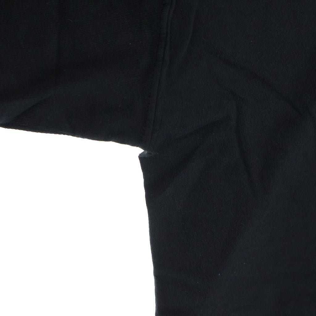 Rick Owens DRKSHDW(リックオウエンス ダークシャドウ) 26AW TOMMY T トミー フロントプリント カットオフ クルーネック半袖Tシャツ カットソー ブラック DU02F6259-RNEP5