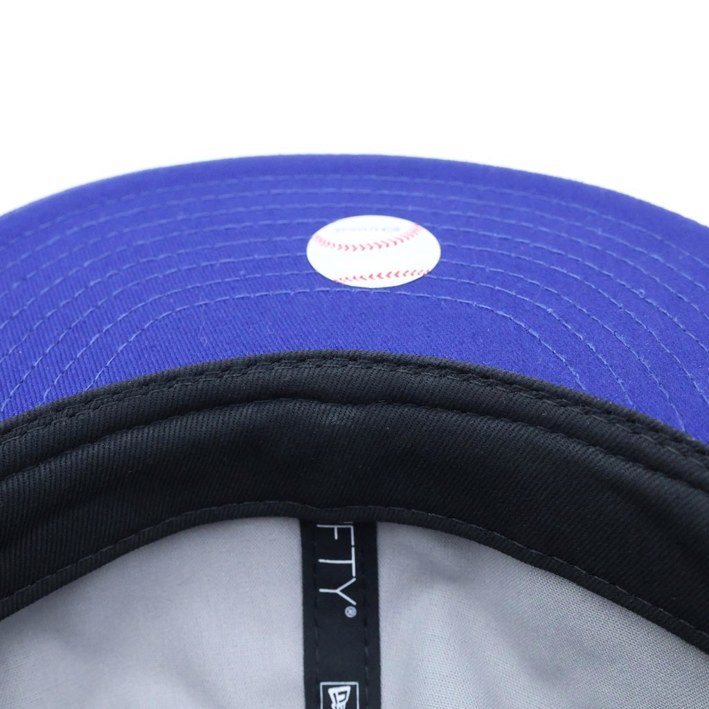 SAINT MICHAEL(セントマイケル) 25SS ×MLB ×NEWERA NE_CAP/DODGERS ニューエラ ドジャース 6パネルキャップ 帽子 ブルー SM-HR8-0000-C46