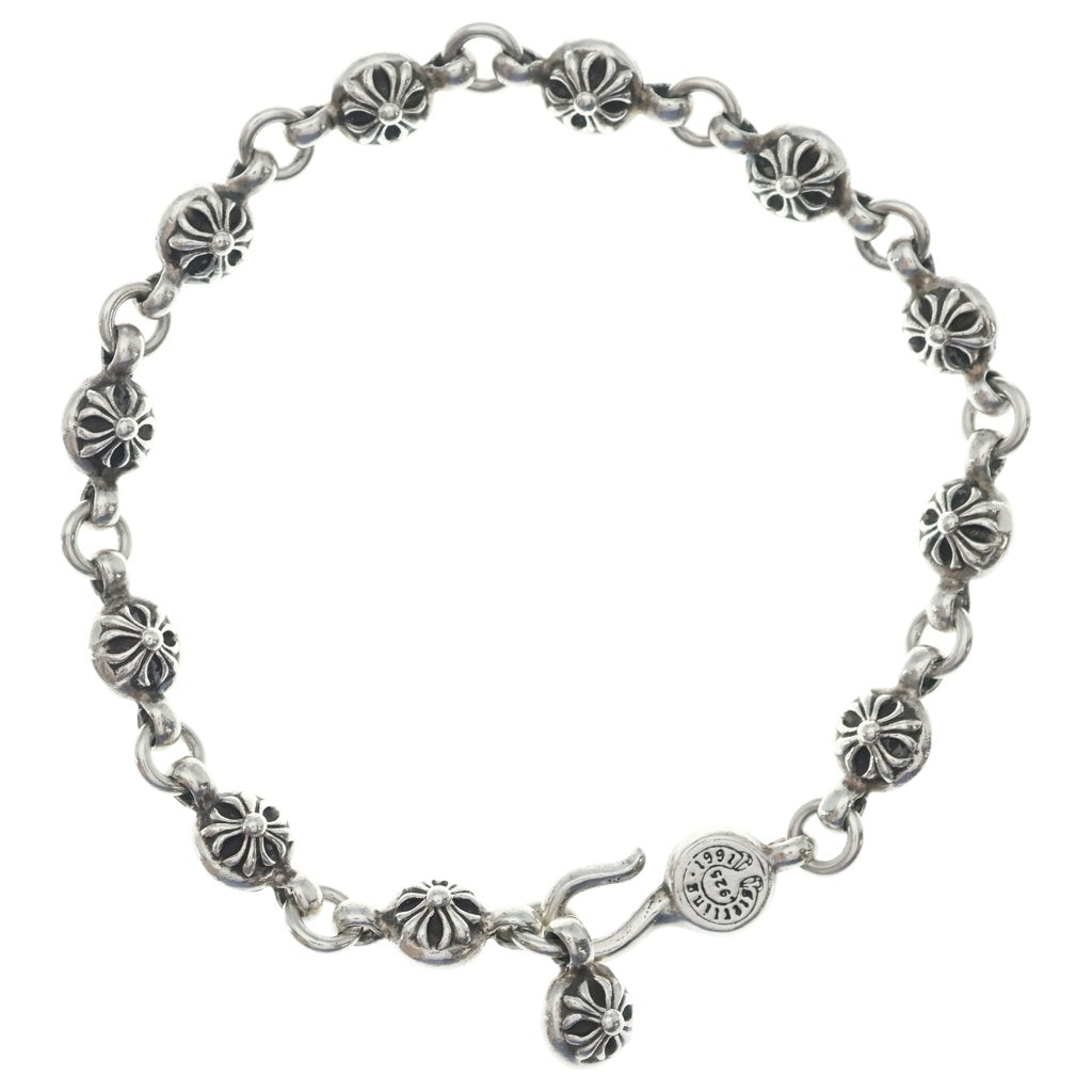 CHROME HEARTS(クロムハーツ) NO1 BALL #1クロスボールブレスレット シルバー BCA172