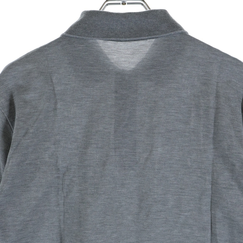 LOUIS VUITTON(ルイヴィトン) 16AW ×fragment design フラグメントデザイン ロゴエンブロイダリー 半袖ポロシャツ グレー RM162Q JEA HAY40W