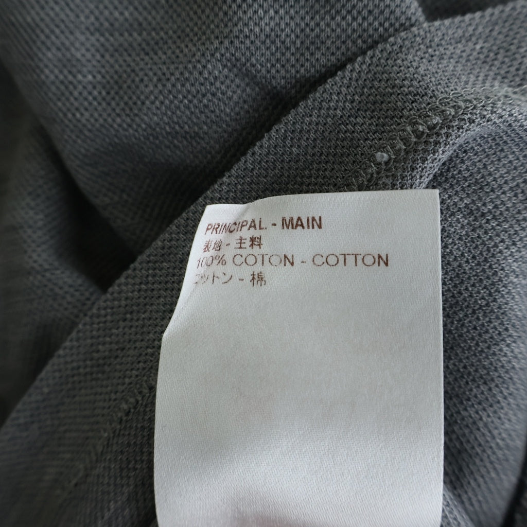 LOUIS VUITTON(ルイヴィトン) 16AW ×fragment design フラグメントデザイン ロゴエンブロイダリー 半袖ポロシャツ グレー RM162Q JEA HAY40W