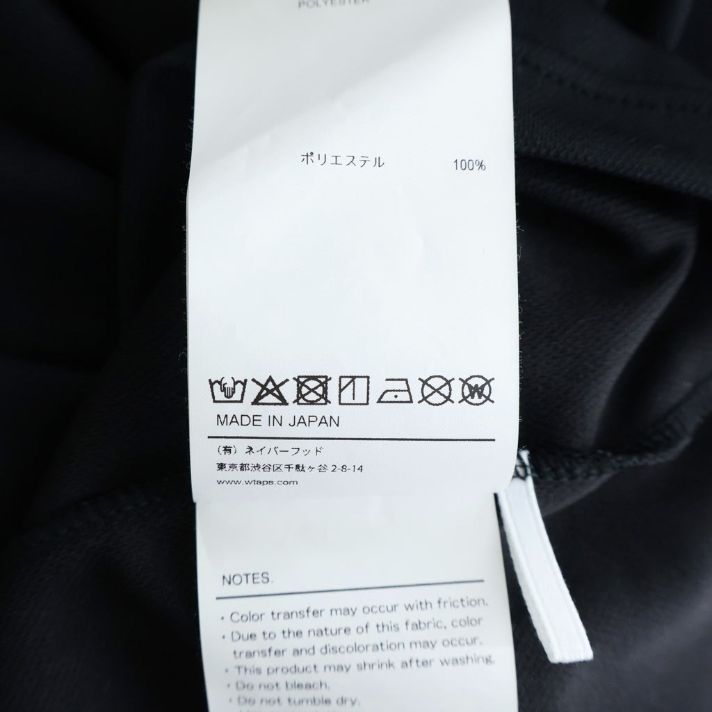 WTAPS(ダブルタップス) 26SS DUP 02/SS/POLY COOLMAX クールマックスファイバー 鹿の子 半袖ポロシャツ ブラック 261ATDT-CSM26