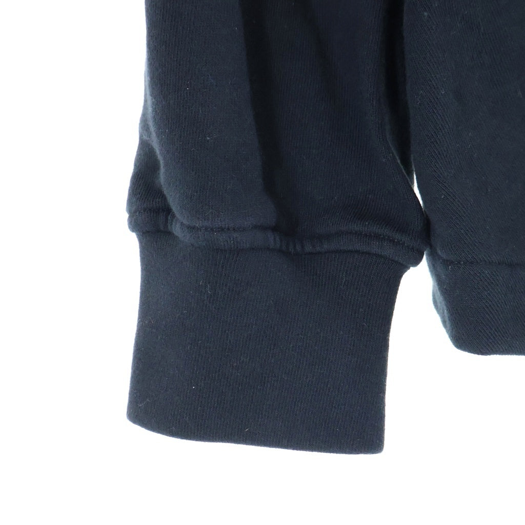 Rick Owens(リックオウエンス) 21SS ×CHAMPION LOGO EMBROIDERY HOODIE ロゴエンブロイダリー プルオーバーフーデッドパーカー ブラック CM21S0008-216757