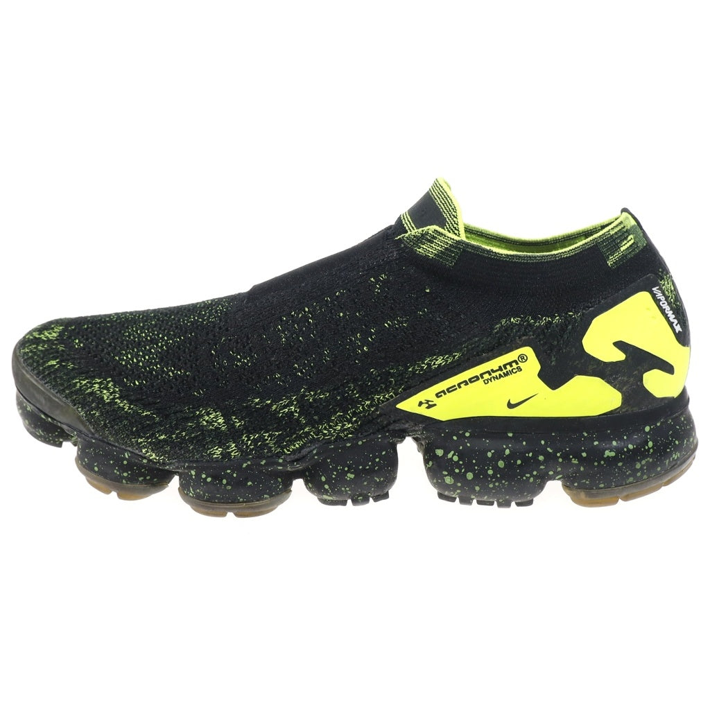 NIKE(ナイキ) ×ACRONYM VAPORMAX MOC 2 THE ILLUSIONAL 'JA アクロニウム ヴェイパーマックスモック ローカットスニーカー ブラック/イエロー US9.5/27.5cm AQ0996-007