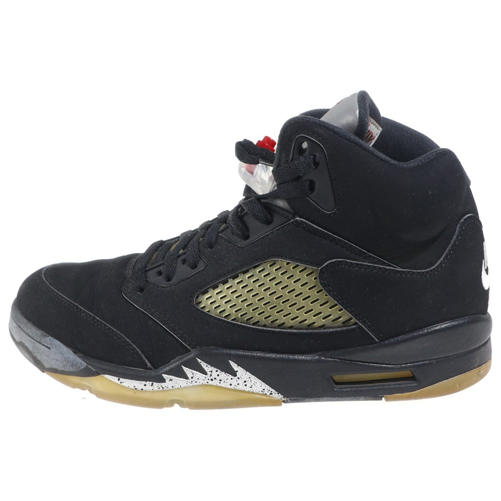 NIKE(ナイキ) 【観賞用2016年製】AIR JORDAN 5 RETRO OG エアジョーダン レトロ ハイカットスニーカー ブラック US10.5/28.5cm 845035-003