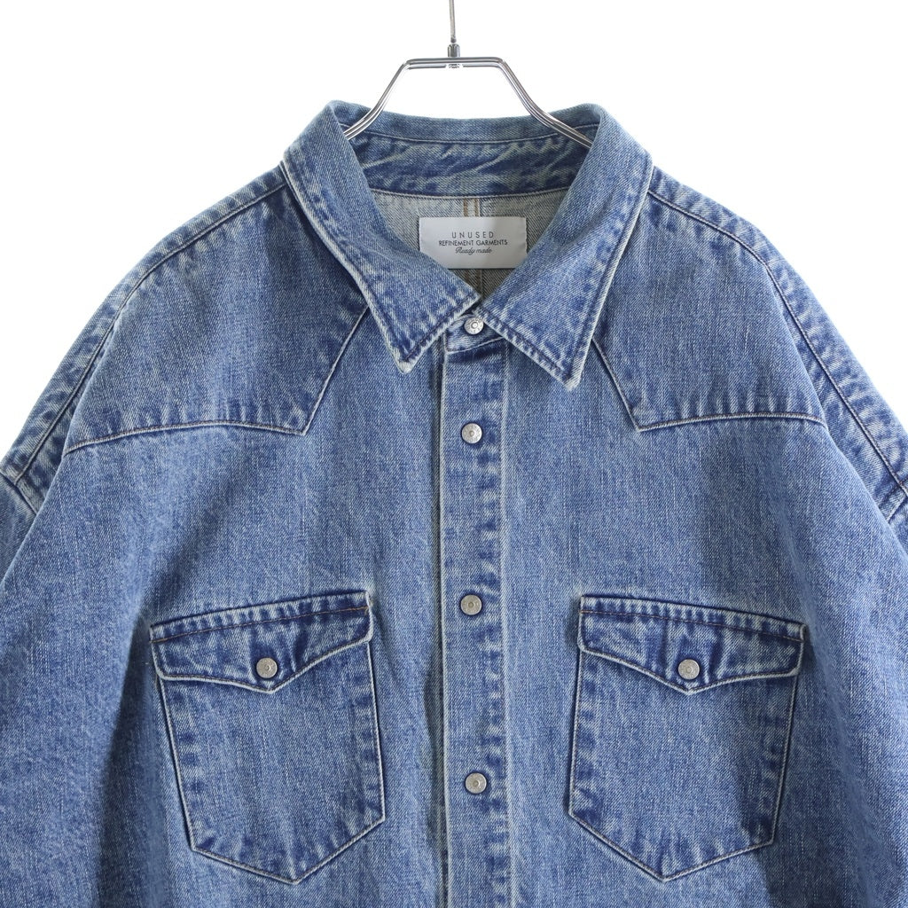 UNUSED(アンユーズド) 24SS Denim western jacket デニム ウエスタンジャケット インディゴ US2422