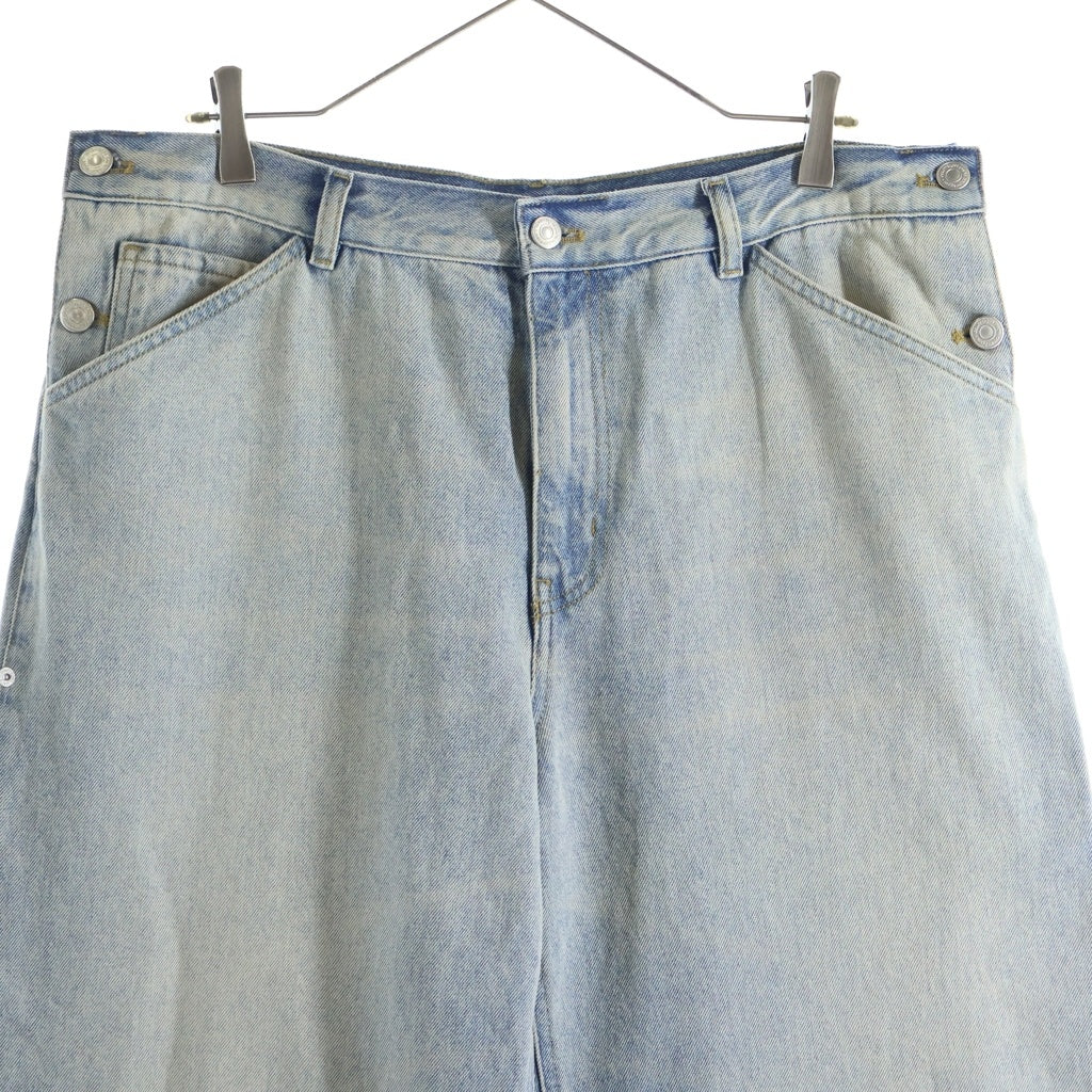 COURREGES(クレージュ) Denim Baggy Pants バギーデニムパンツ インディゴ 124DPA188DE00167011