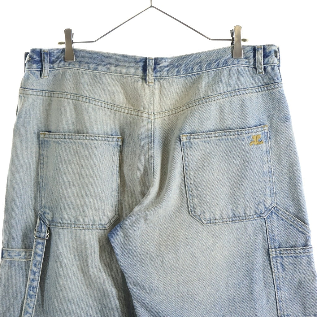 COURREGES(クレージュ) Denim Baggy Pants バギーデニムパンツ インディゴ 124DPA188DE00167011