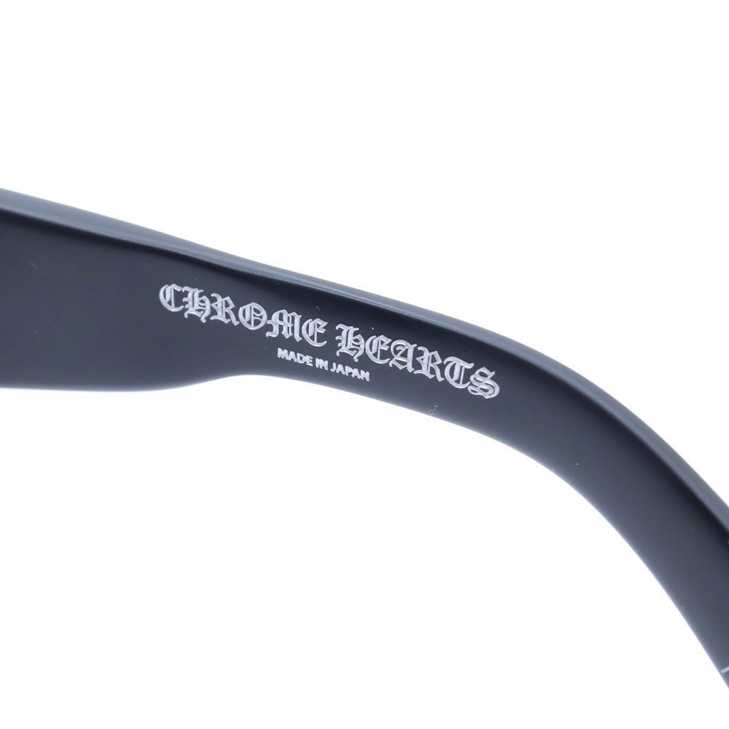 CHROME HEARTS(クロムハーツ) PORNY CHプラス スクエアフレーム サングラス メガネ ブラック