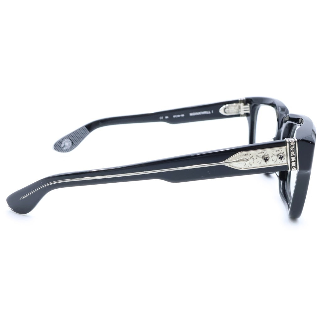 CHROME HEARTS(クロムハーツ) MIDIXATHRILL I スクエアフレーム ウェリントンサングラス メガネ ブラック