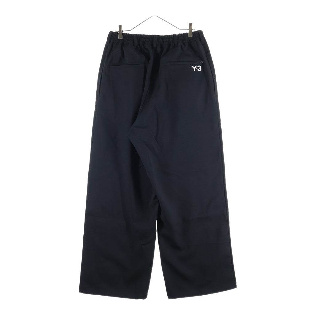 Y-3(ワイスリー) 25AW SPORT UNIFORM BASKETBALL PANTS ロゴプリント スポーツユニフォーム バスケットボール サイドライン ワイドパンツ ブラック KH3046 KH3040
