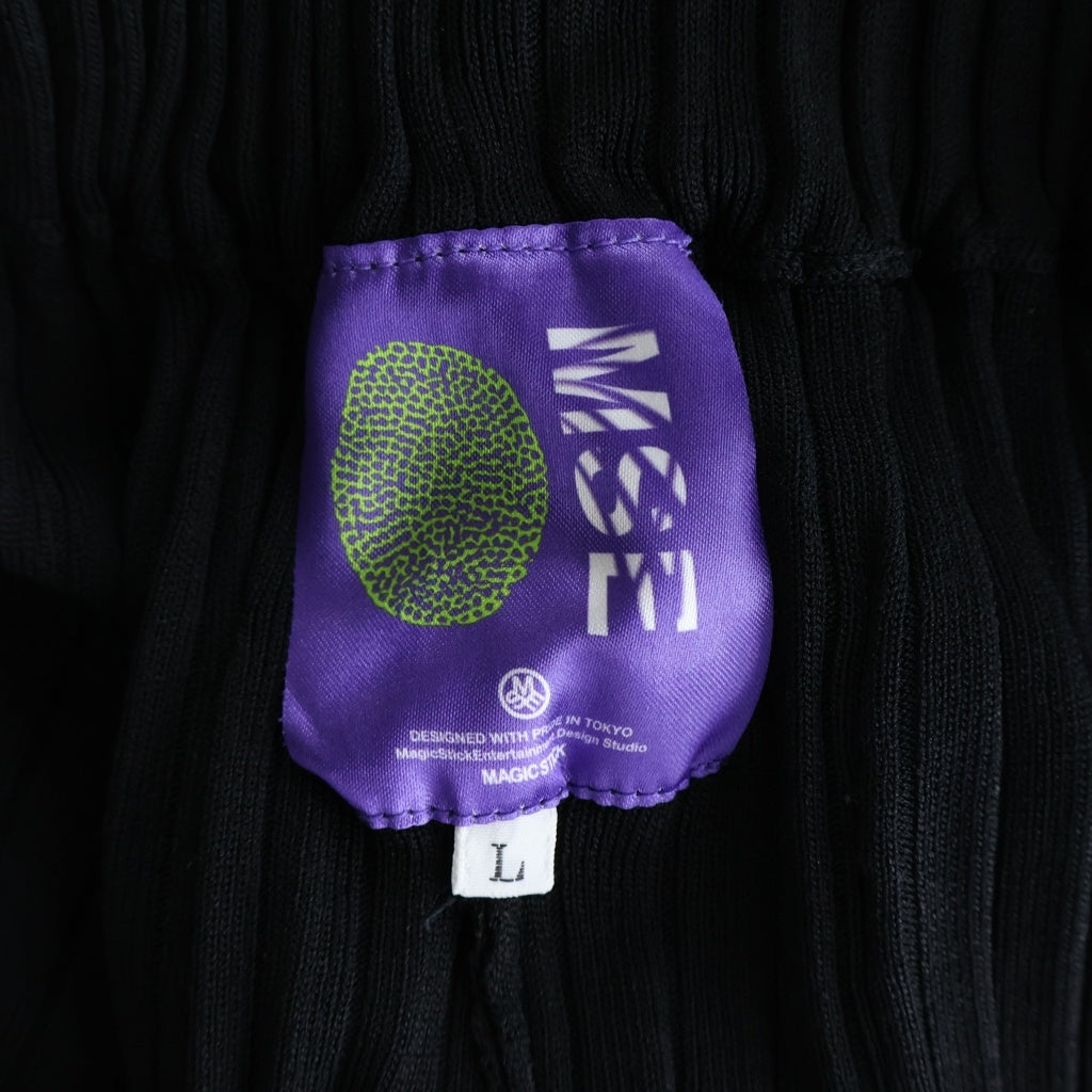 MAGIC STICK(マジックスティック) 26SS MONOLITH KNIT EZ PANTS モノリスニット イージーパンツ ブラック 26SS-WPC-002