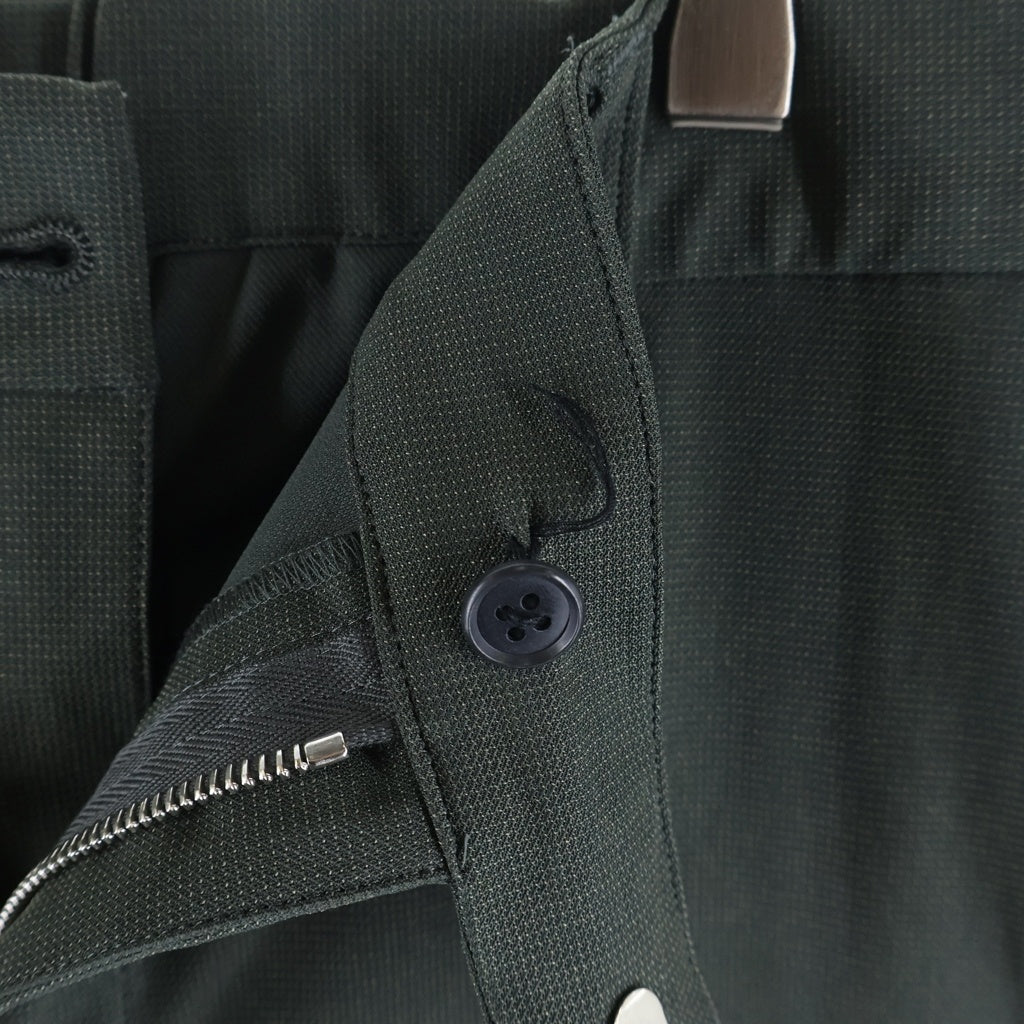 SOPHNET.(ソフネット) 26SS 4-WAY STRETCH SLIM-FIT SHIRRING SLACKS 4ウェイ ストレッチスリムフィット シアリングスラックスパンツ カーキ SPNT-262057