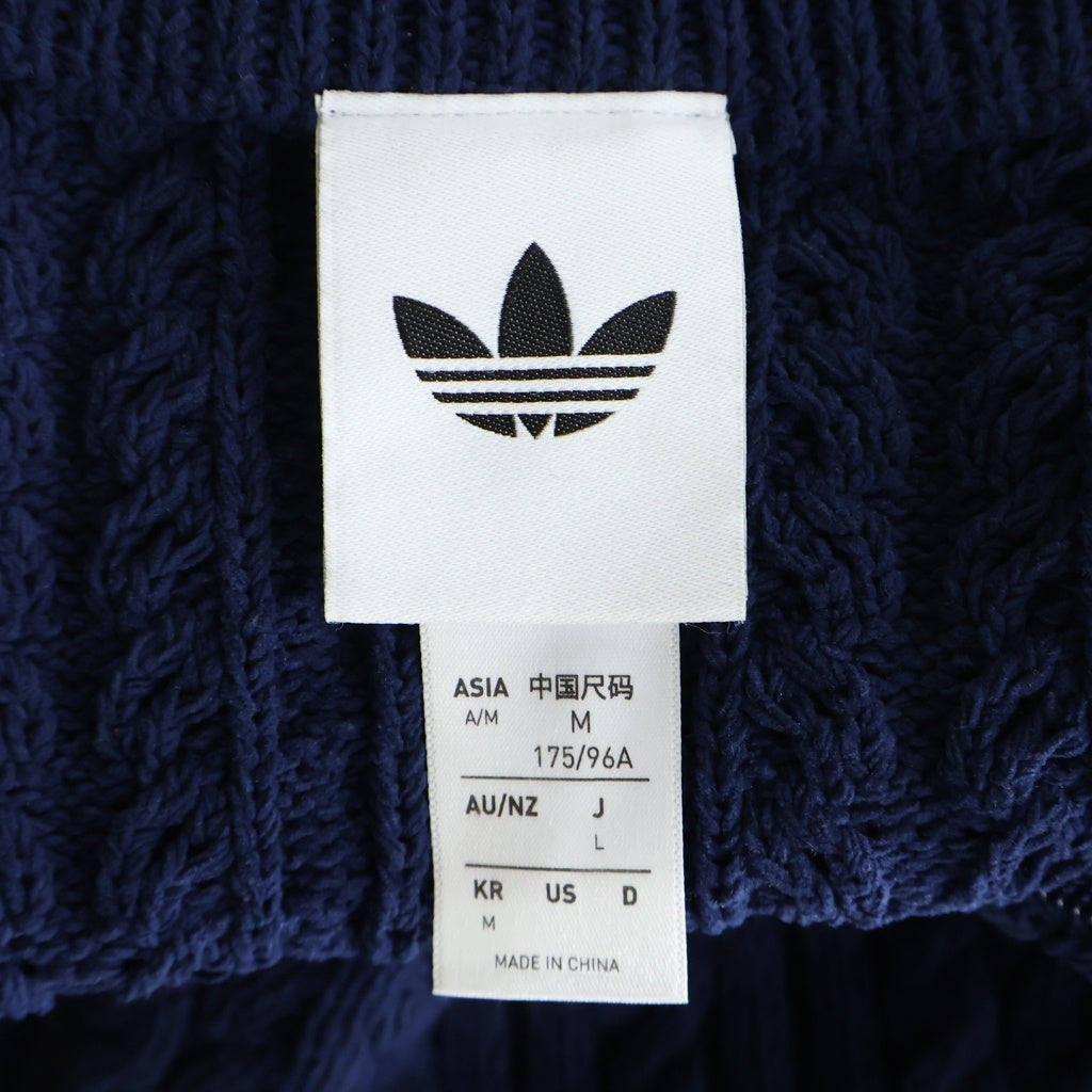 adidas(アディダス) RETRO REMIX CARDIGAN レトロ リミックス ジップアップニットカーディガン ネイビー KS5438