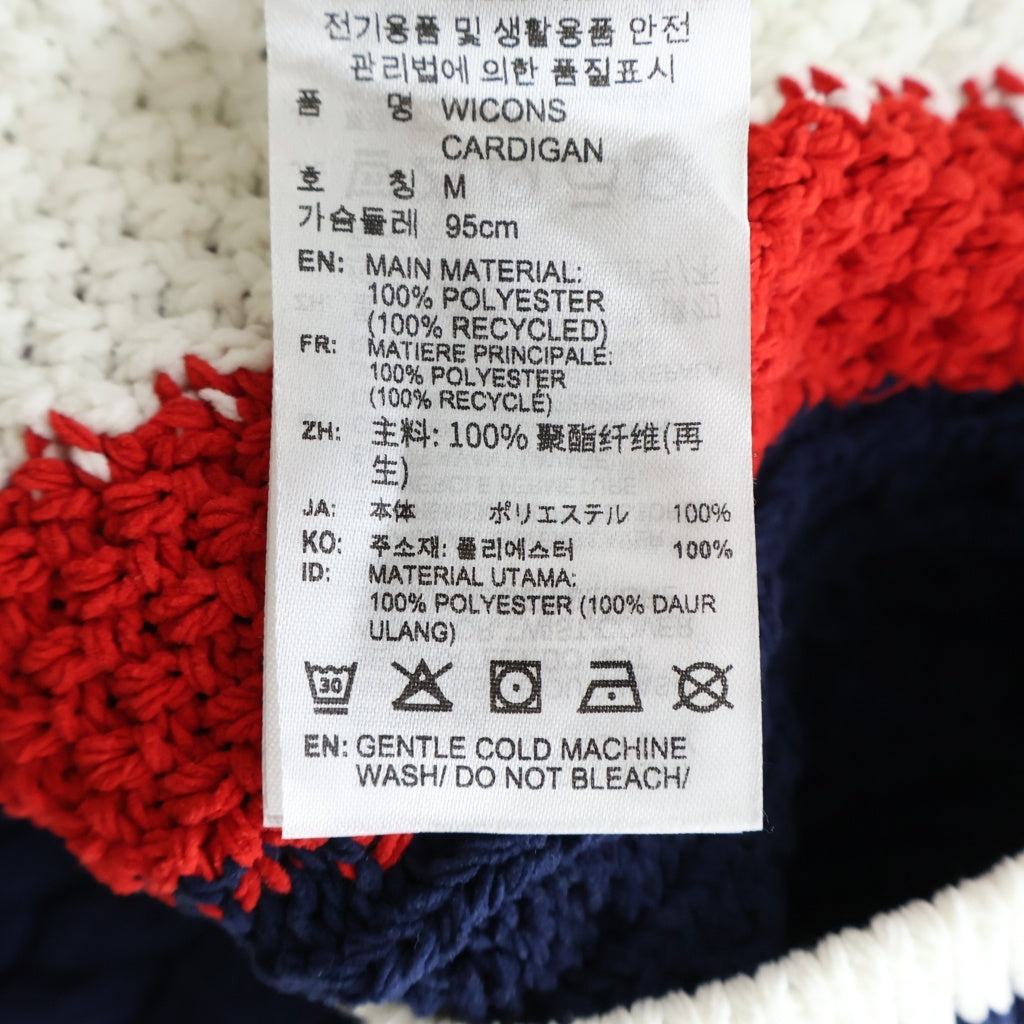 adidas(アディダス) RETRO REMIX CARDIGAN レトロ リミックス ジップアップニットカーディガン ネイビー KS5438