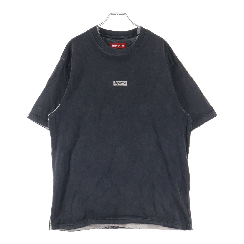 SUPREME(シュプリーム) 24SS Overprint Small Box S/S Top オーバープリント スモールボックスロゴTシャツ 半袖クルーネックカットソー ブラック