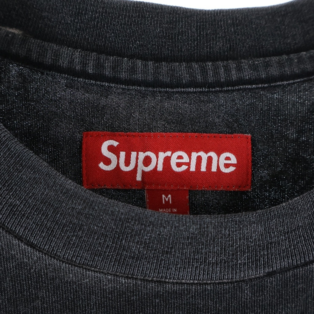 SUPREME(シュプリーム) 24SS Overprint Small Box S/S Top オーバープリント スモールボックスロゴTシャツ 半袖クルーネックカットソー ブラック