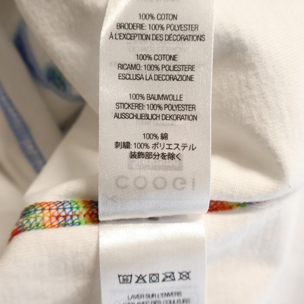 SUPREME(シュプリーム) 23SS ×COOGI Raglan S/S Top クージー 刺繍デザイン ラグランTシャツ 半袖クルーネックカットソー ホワイト