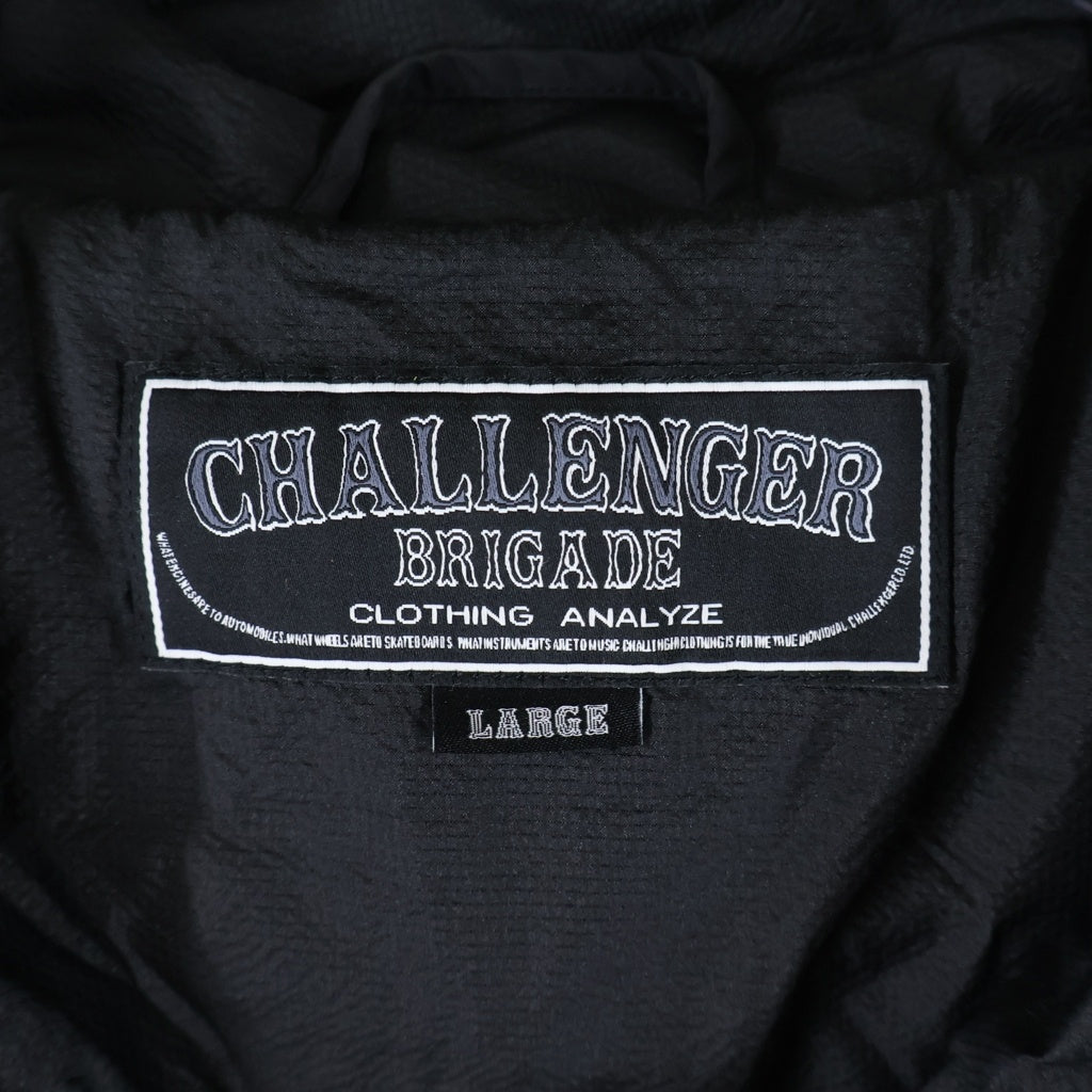 CHALLENGER(チャレンジャー) 22AW NYLON FIELD JACKET ナイロンフィールドジャケット ジップアップフーデッドジャケット ブラック CLG-JK 022-013