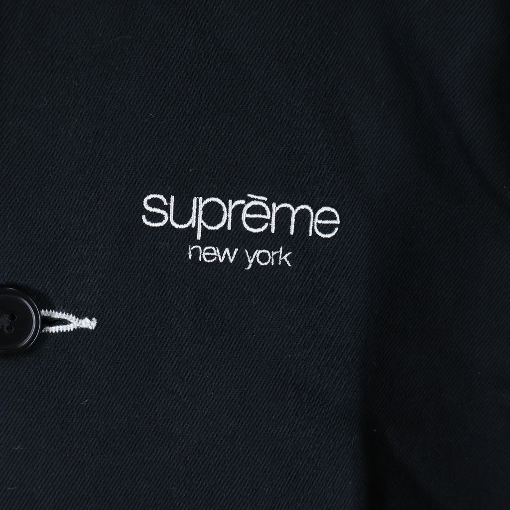 SUPREME(シュプリーム) 18AW Washed Work Trench Coat ウォッシュ加工 コットンワークトレンチコート ブラック