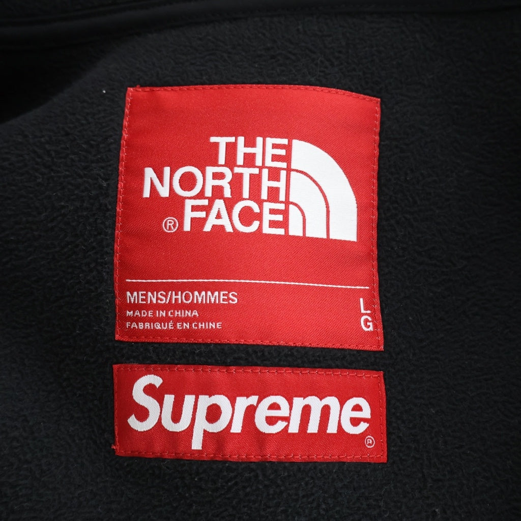SUPREME(シュプリーム) 21AW The North Face Bleached Denim Print Fleece Jacket ザノースフェイス ブリーチド デニム プリント フリース ジャケット ブラウン NA52100I