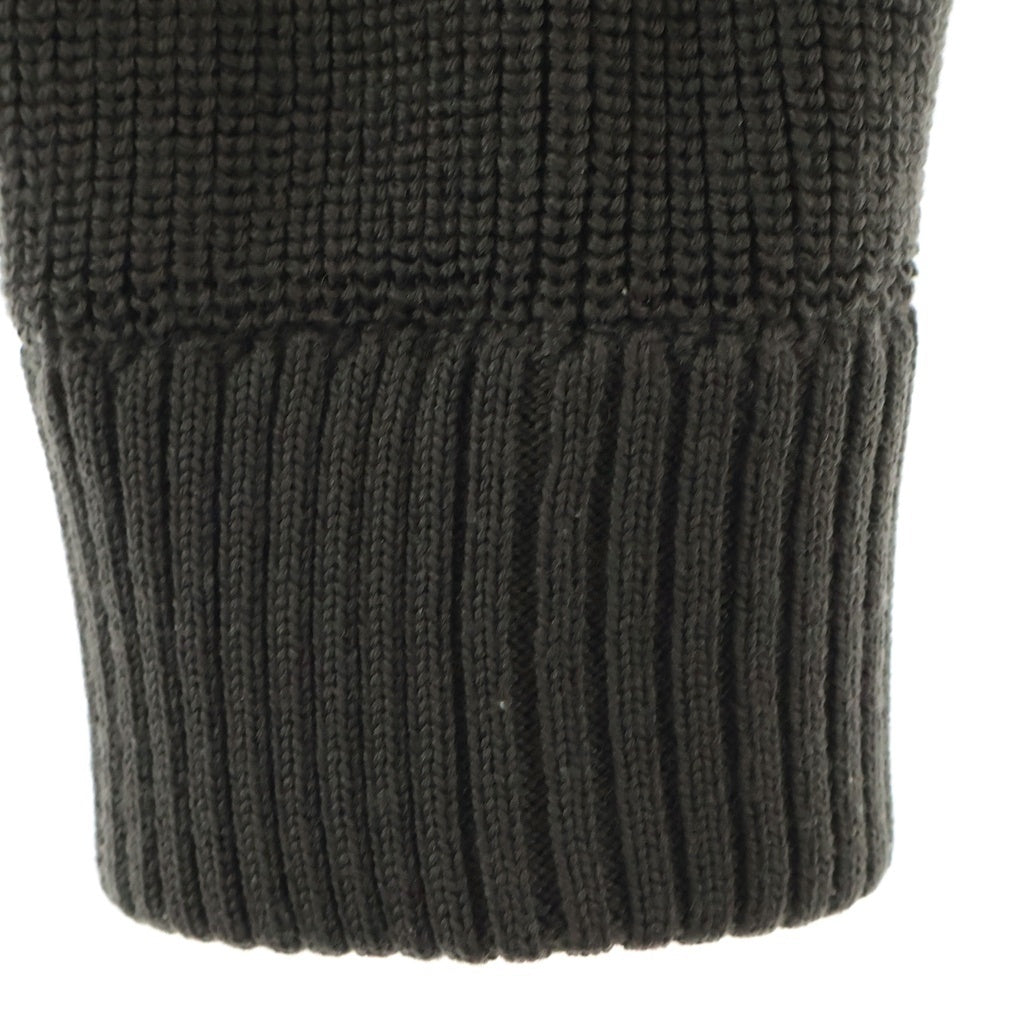 MONCLER(モンクレール) 19AW MAGLIONE TRICOT CARDIGAN ニット切り替え フーデッドダウンジャケット カーキ E20919402800