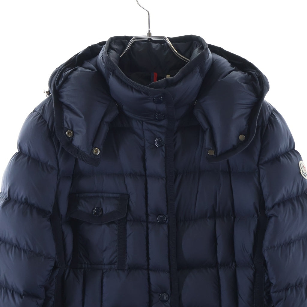 MONCLER(モンクレール) 17AW HERMINE フーデッドダウンコート ジャケット ネイビー レディース C20934930005