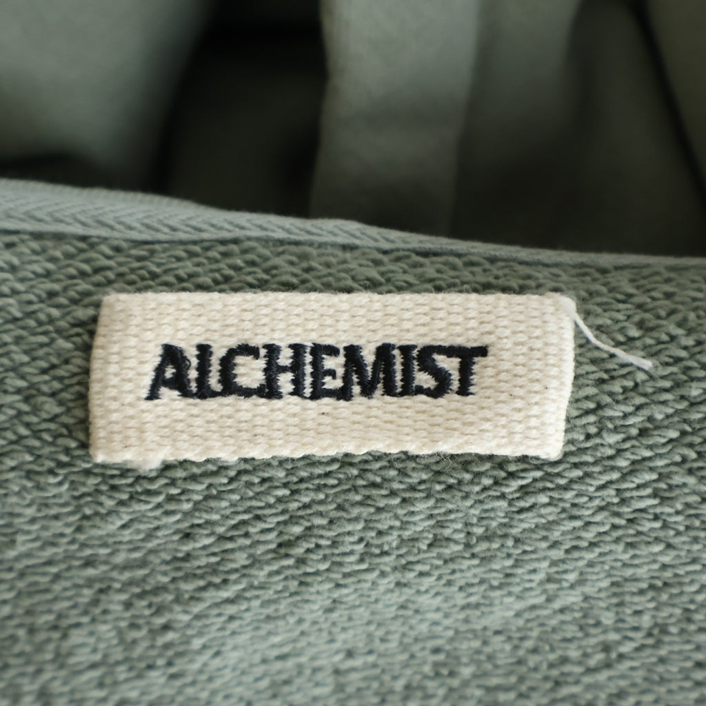 ALCHEMIST(アルケミスト) 25SS Byron Zip-Up Hoodie/Mush バイロン ジップアップフーディー パーカー ライトグリーン AL-S25-0000-034