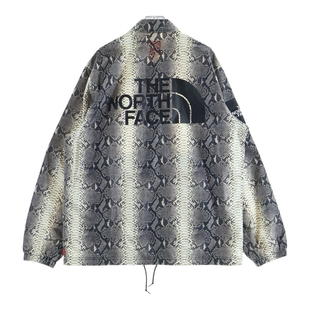 SUPREME(シュプリーム) 18AW ×THE NORTH FACE Snakeskin Taped Seam Coaches Jacket ザノースフェイス スネークスキンテープシーム コーチジャケット グレー NP11803I