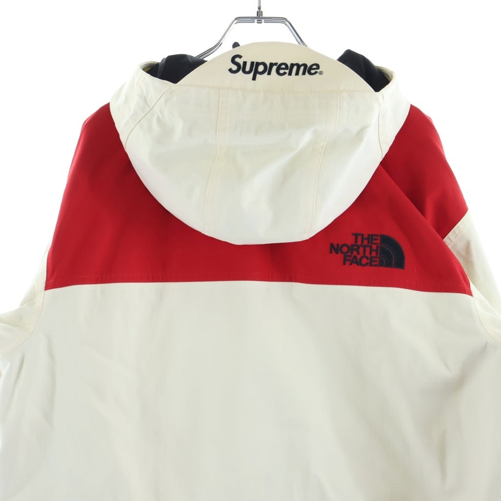 SUPREME(シュプリーム) 18AW ×THE NORTH FACE Expedition Jacket ザノースフェイス エクスペディション フーデッドマウンテンジャケット レッド/アイボリー NP61810I