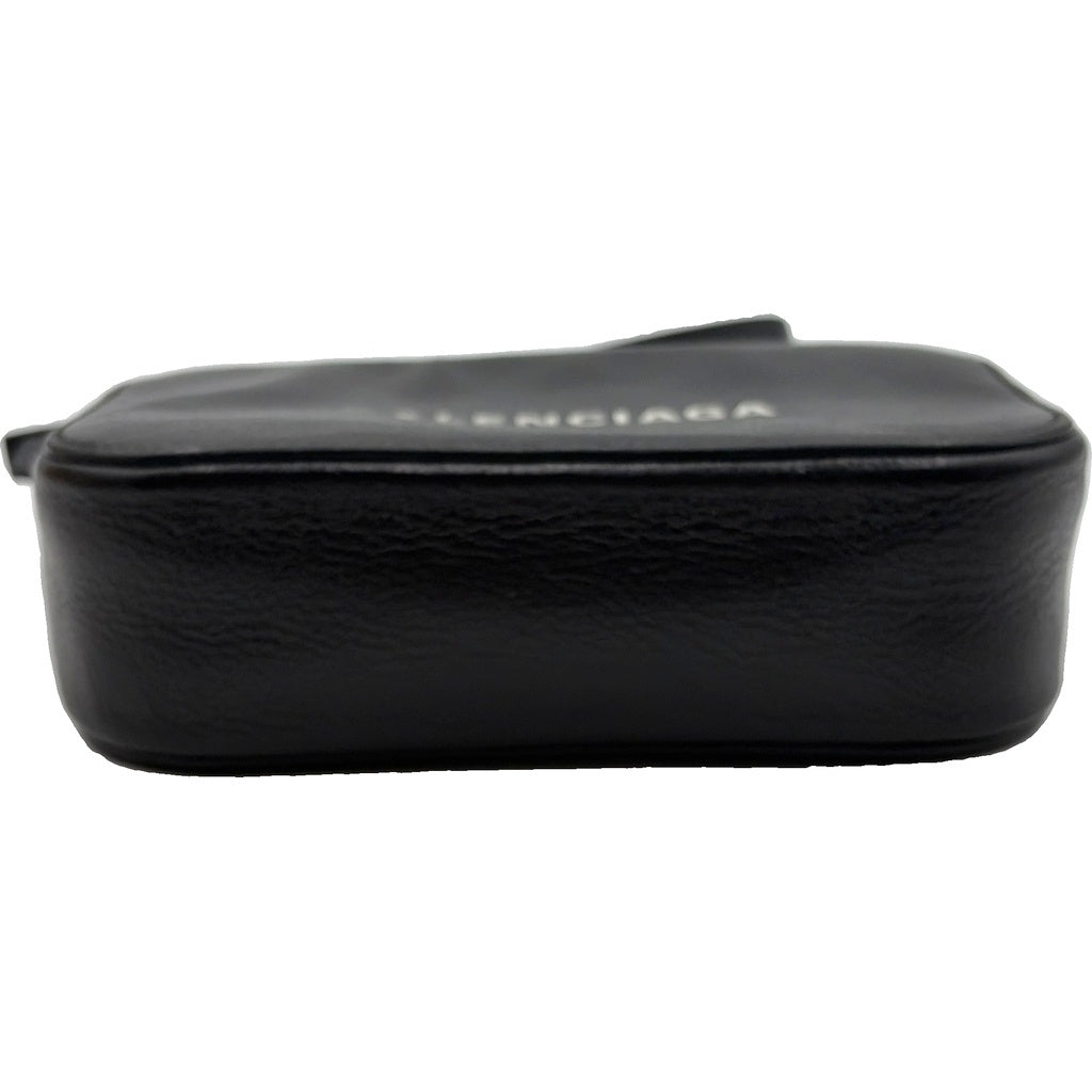 BALENCIAGA(バレンシアガ) EVERYDAY CAMERA BAG XS エブリデイ レザーショルダーカメラバッグ ブラック 652372 レディース
