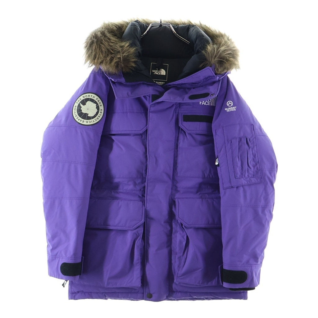 THE NORTH FACE(ザノースフェイス) SOUTHERN CROSS PARKA サザンクロスパーカ ファーフーデッド ジップアップナイロンダウンジャケット パープル ND91920