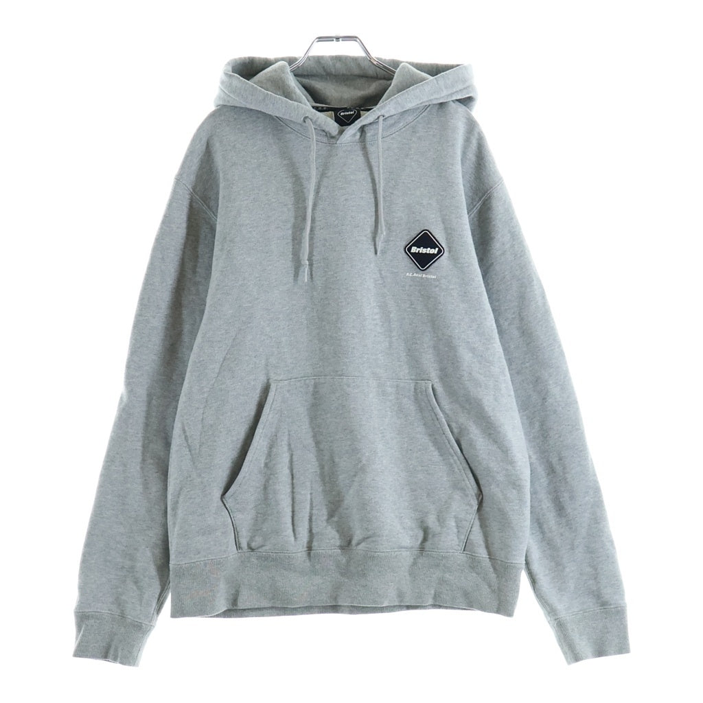 F.C.R.B./F.C.Real Bristol/FCRB(エフシーアールビー/エフシーレアルブリストル) 20AW LOGO PULLOVER SWEAT HOODIE フードロゴ プルオーバースウェットパーカー フーディー グレー FCRB-202060