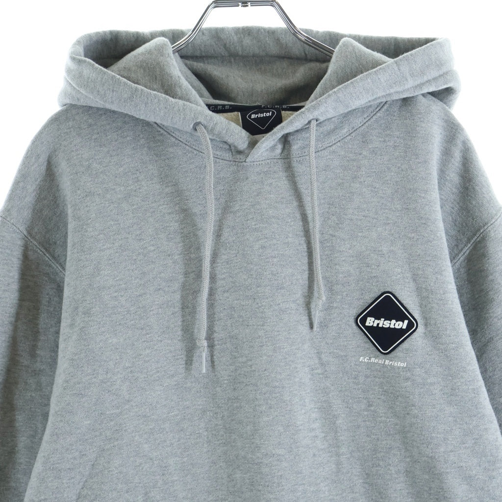 F.C.R.B./F.C.Real Bristol/FCRB(エフシーアールビー/エフシーレアルブリストル) 20AW LOGO PULLOVER SWEAT HOODIE フードロゴ プルオーバースウェットパーカー フーディー グレー FCRB-202060