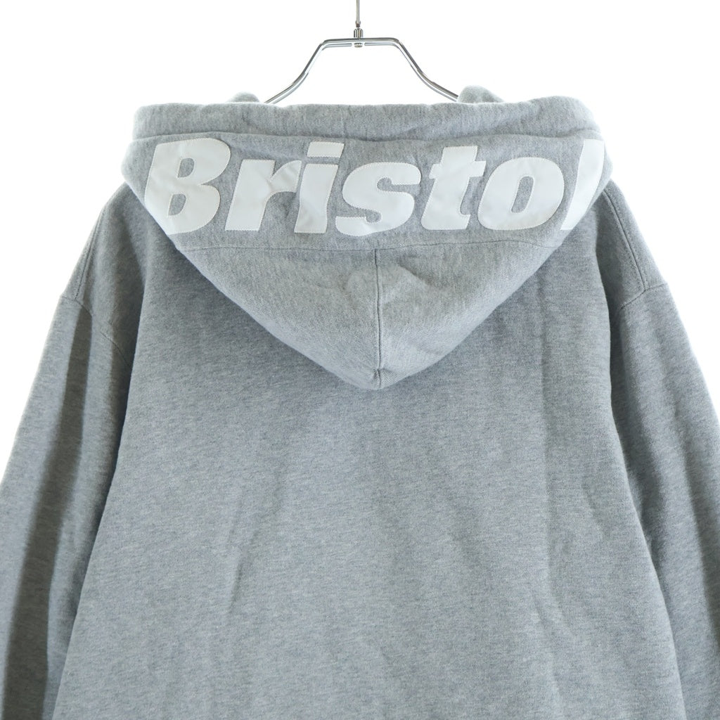 F.C.R.B./F.C.Real Bristol/FCRB(エフシーアールビー/エフシーレアルブリストル) 20AW LOGO PULLOVER SWEAT HOODIE フードロゴ プルオーバースウェットパーカー フーディー グレー FCRB-202060
