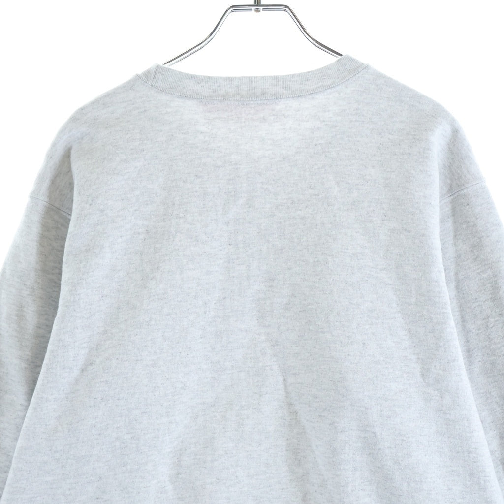 SUPREME(シュプリーム) 19AW Fuck You Crewneck ファックユー フロント刺繍クルーネックスウェットトレーナー グレー