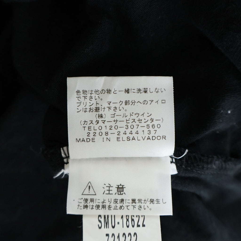 SUPREME(シュプリーム) 23SS ×THE NORTH FACE Printed Pocket Tee ザノースフェイス 胸ロゴプリント ポケットTシャツ 半袖クルーネックカットソー ブラック NT02309I