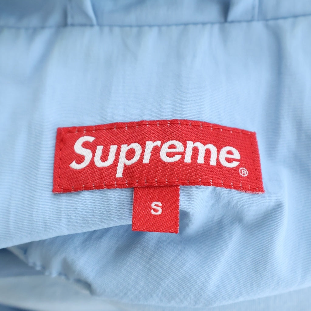 SUPREME(シュプリーム) 20SS Paneled Track Jacket パネルド ロゴプリント ナイロントラックジャケット ブルー