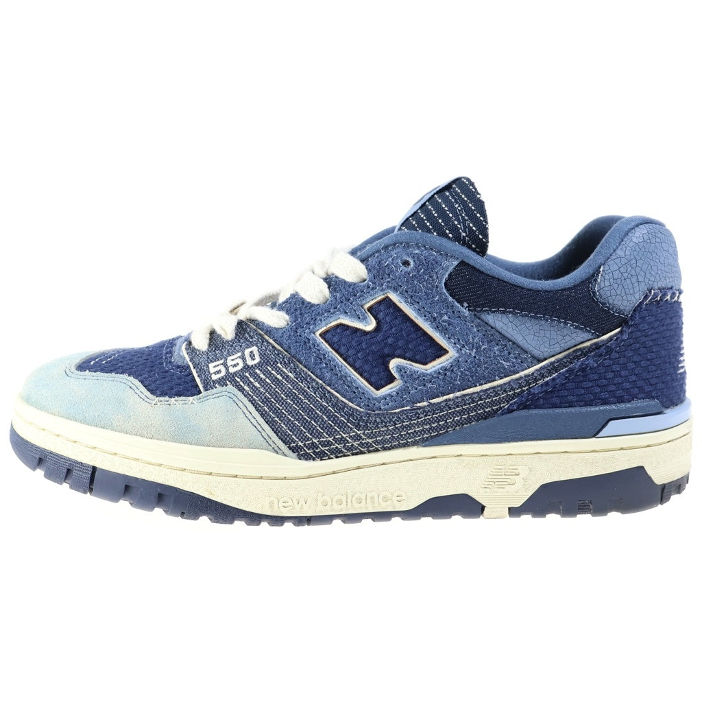 New Balance(ニューバランス) 550 Boro Pack 襤褸 ボロパック パッチワーク ローカットスニーカー ブルー US10/28cm BB550J